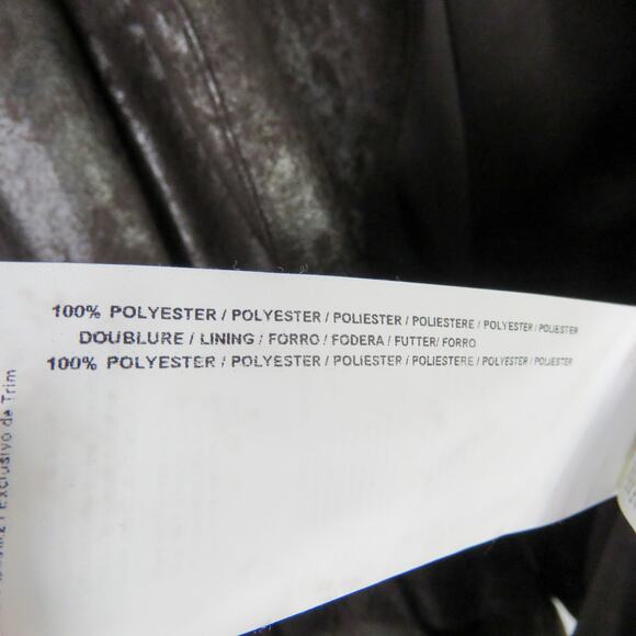 Joseph Ribkoff Chocolate Brown Belted Jacket Faux Suede Size 4 Shimmer - Picture 9 of 10